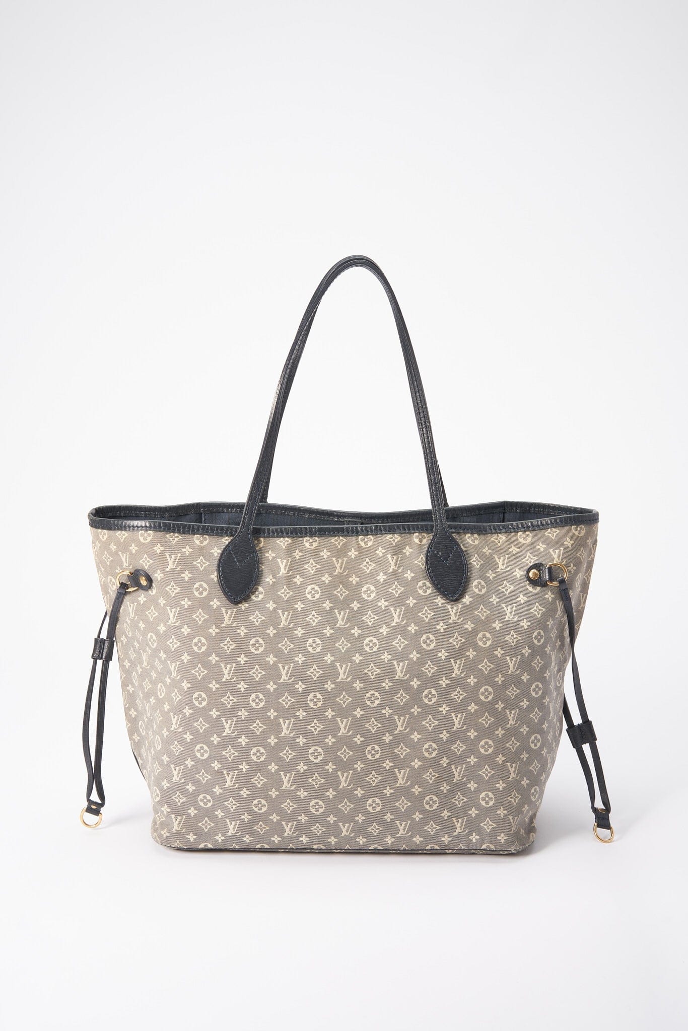 Louis Vuitton Neverfull mm, Navy, One Size