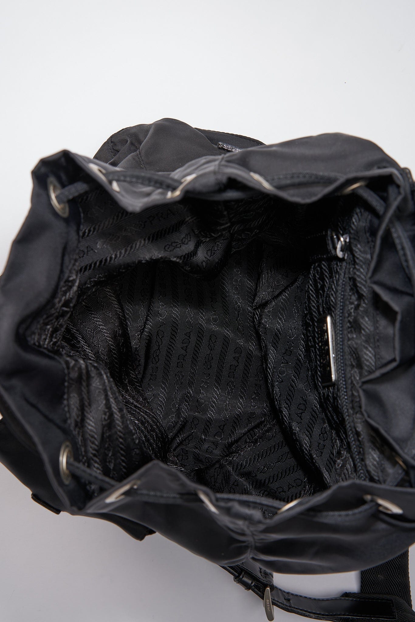 Prada Black Nylon Backpack