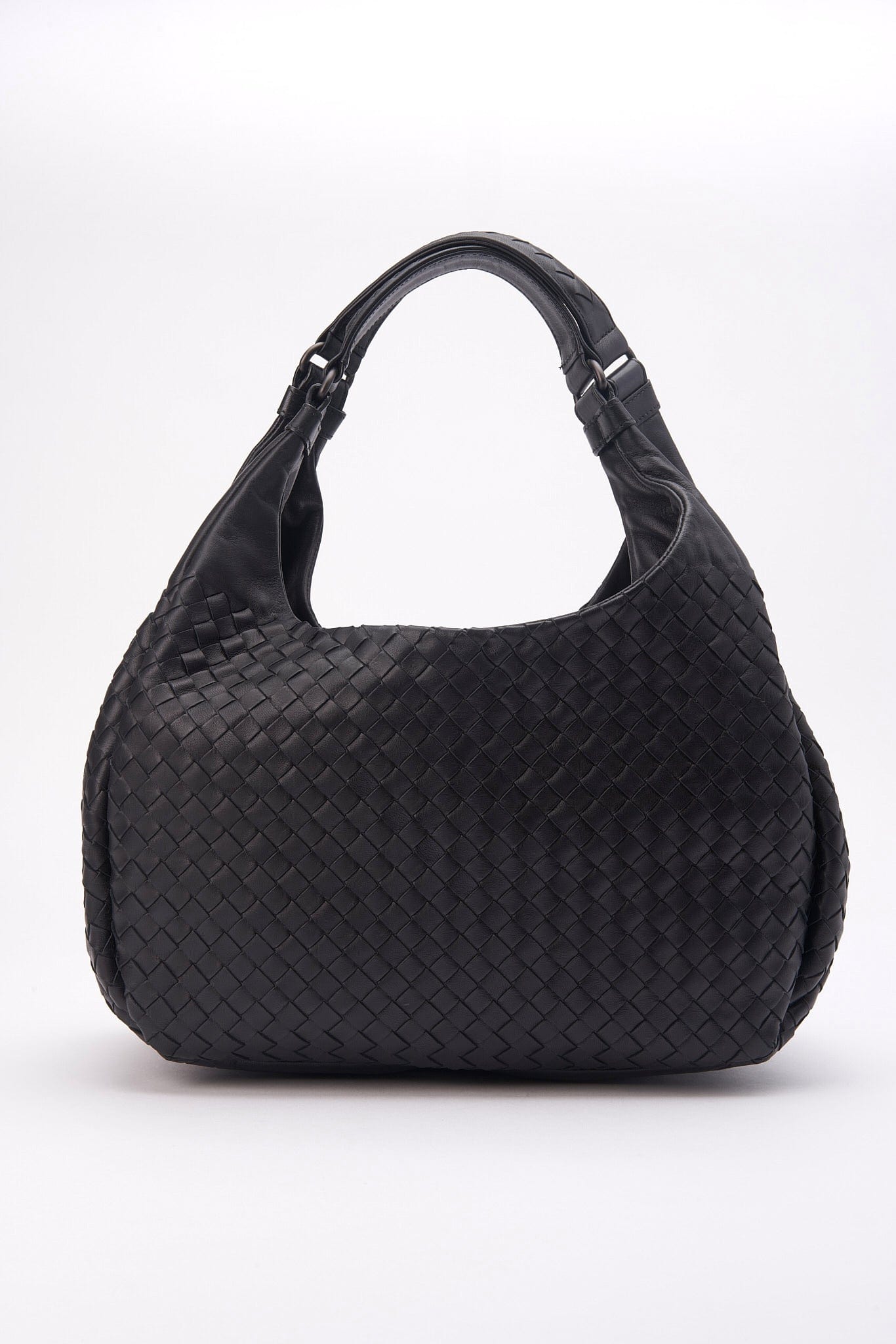 Bottega veneta black intrecciato Clearance