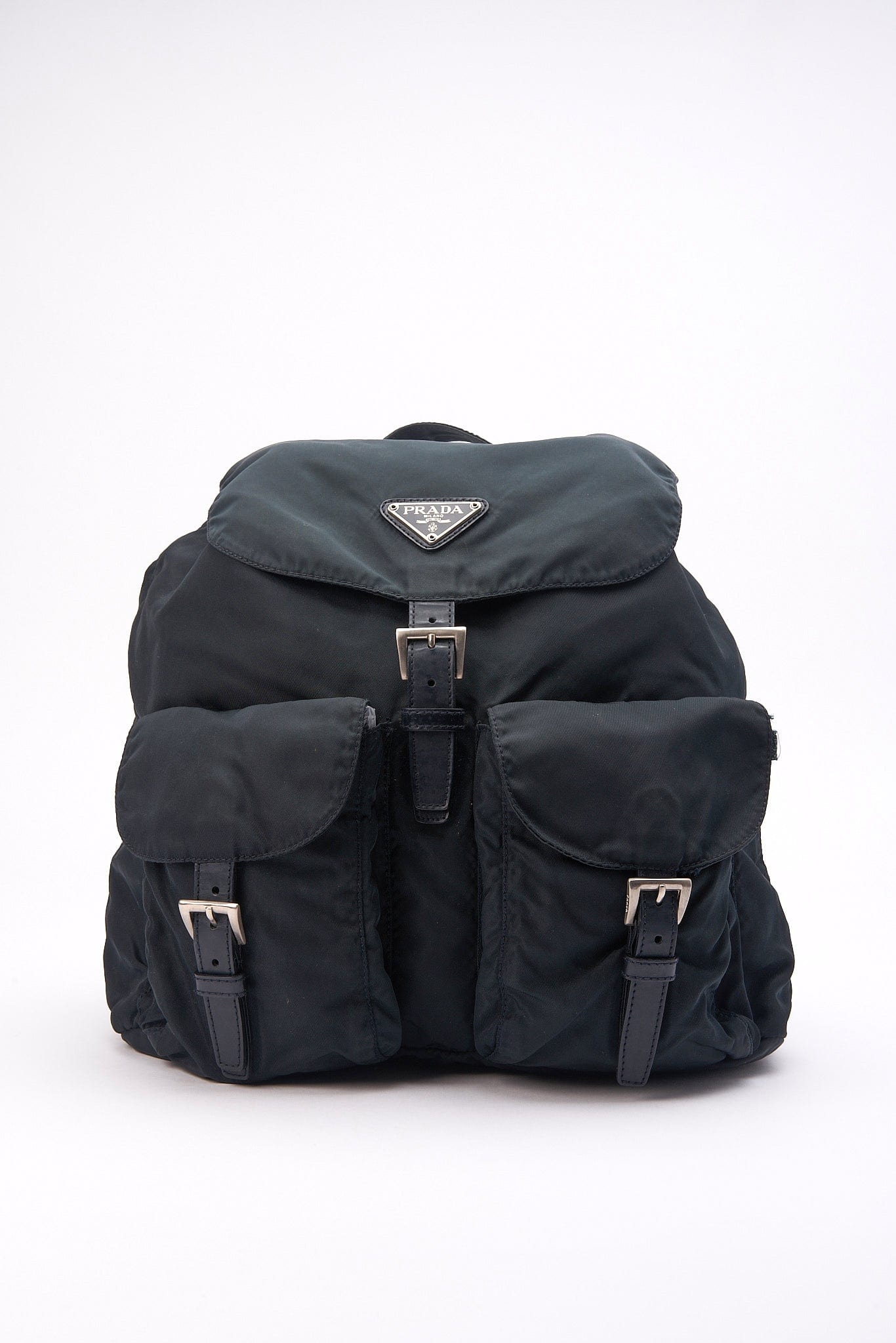 Prada Nylon Backpack Navy – The Hosta