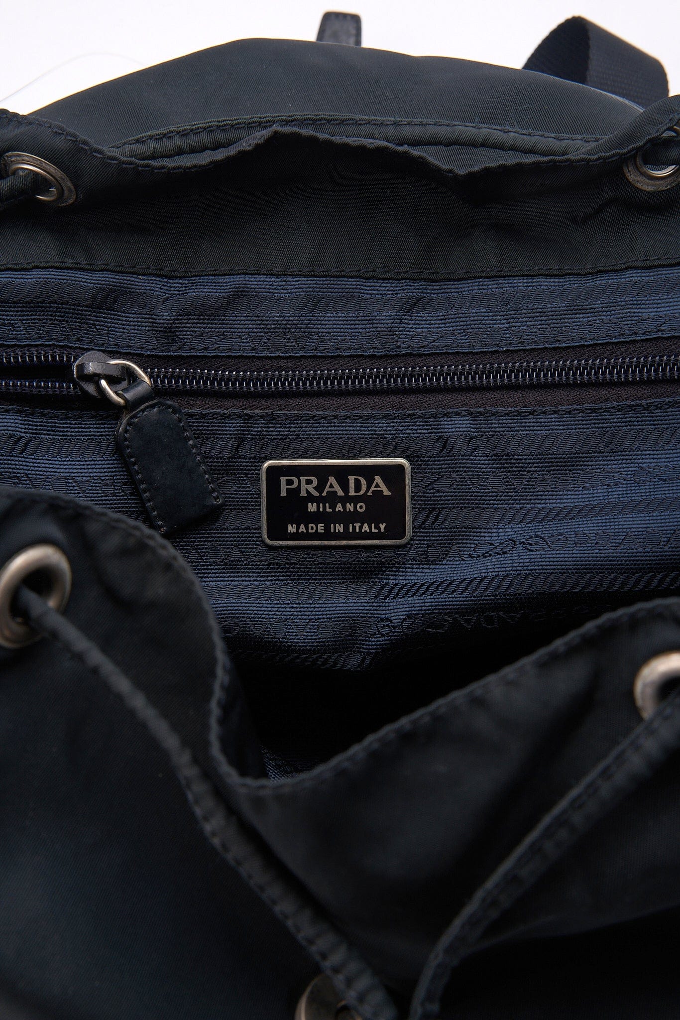 Prada Nylon Backpack - Black