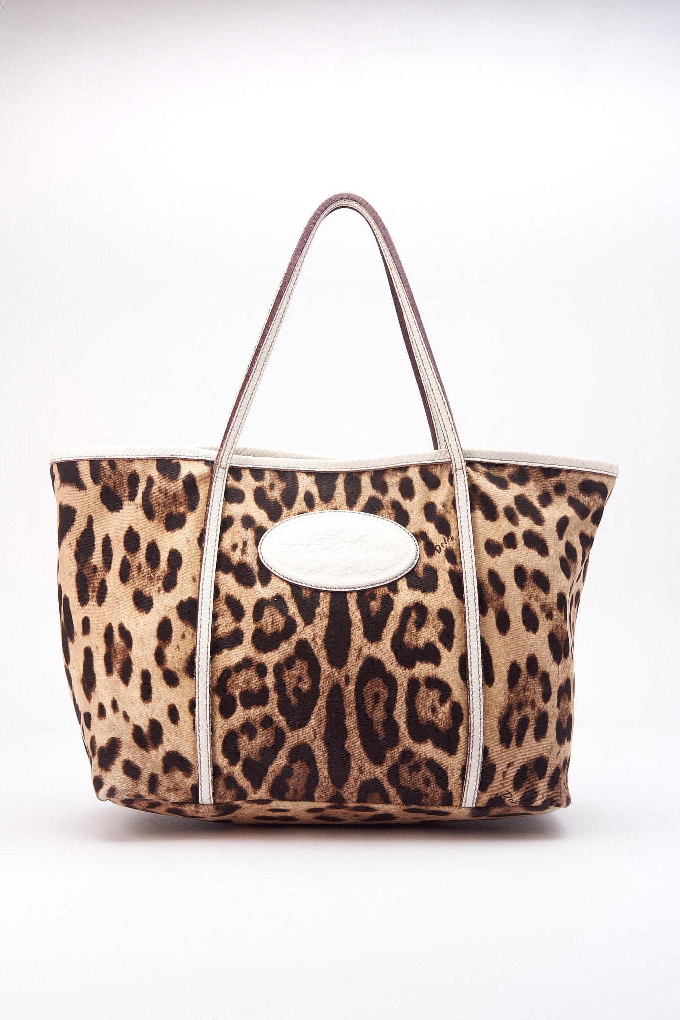 Vintage Dolce Gabbana Leopard Print Tote Bag – The Hosta