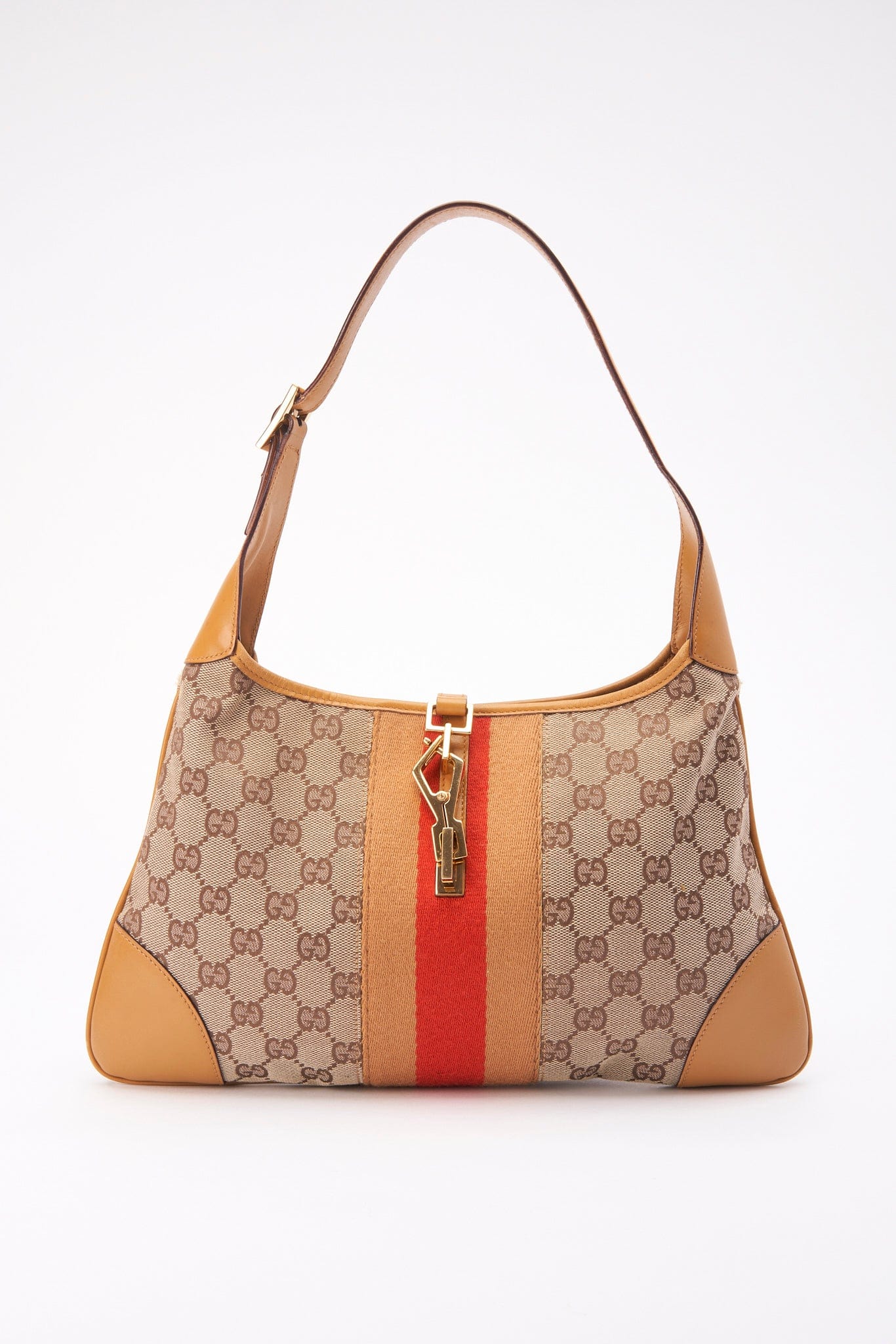 Bolsa Gucci Jackie Vintage lienzo de beige GG – The Hosta