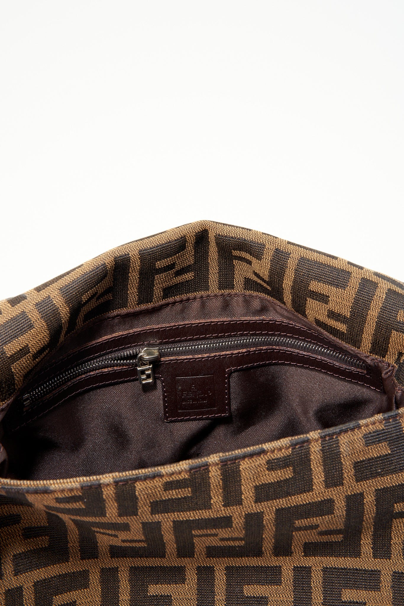 Vintage Fendi Mamma Baguette - Brown Zucca Canvas