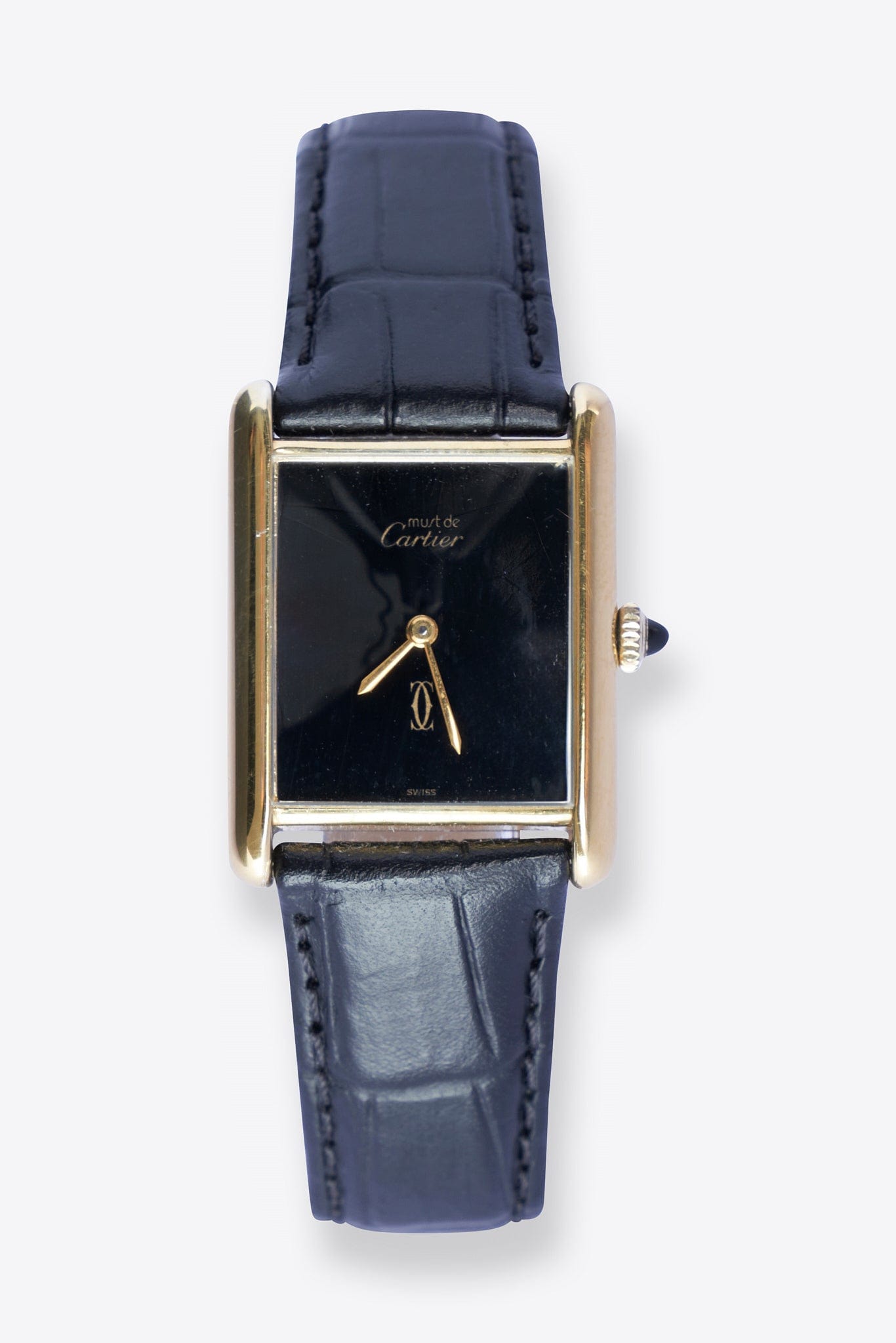 Argento 925 Orologio Must De Cartier Vermeil Orologio Cartier