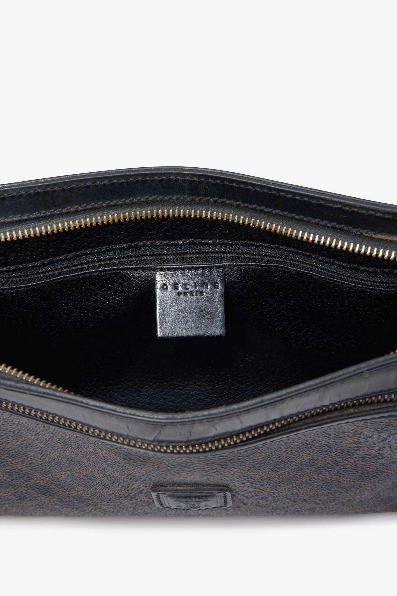 Vintage Celine Macadam Clutch Bag