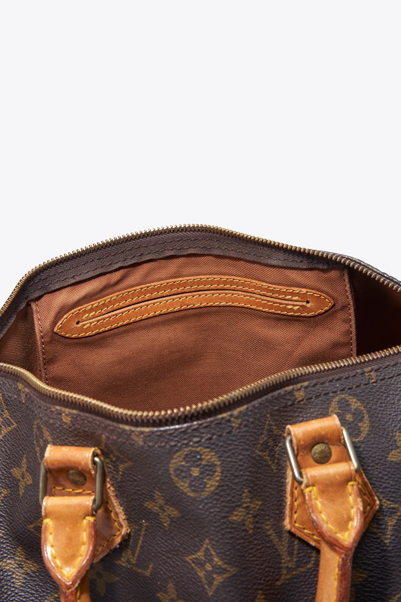 Louis Vuitton 30 Speedy Bag In Brown Monogram Coated Canvas