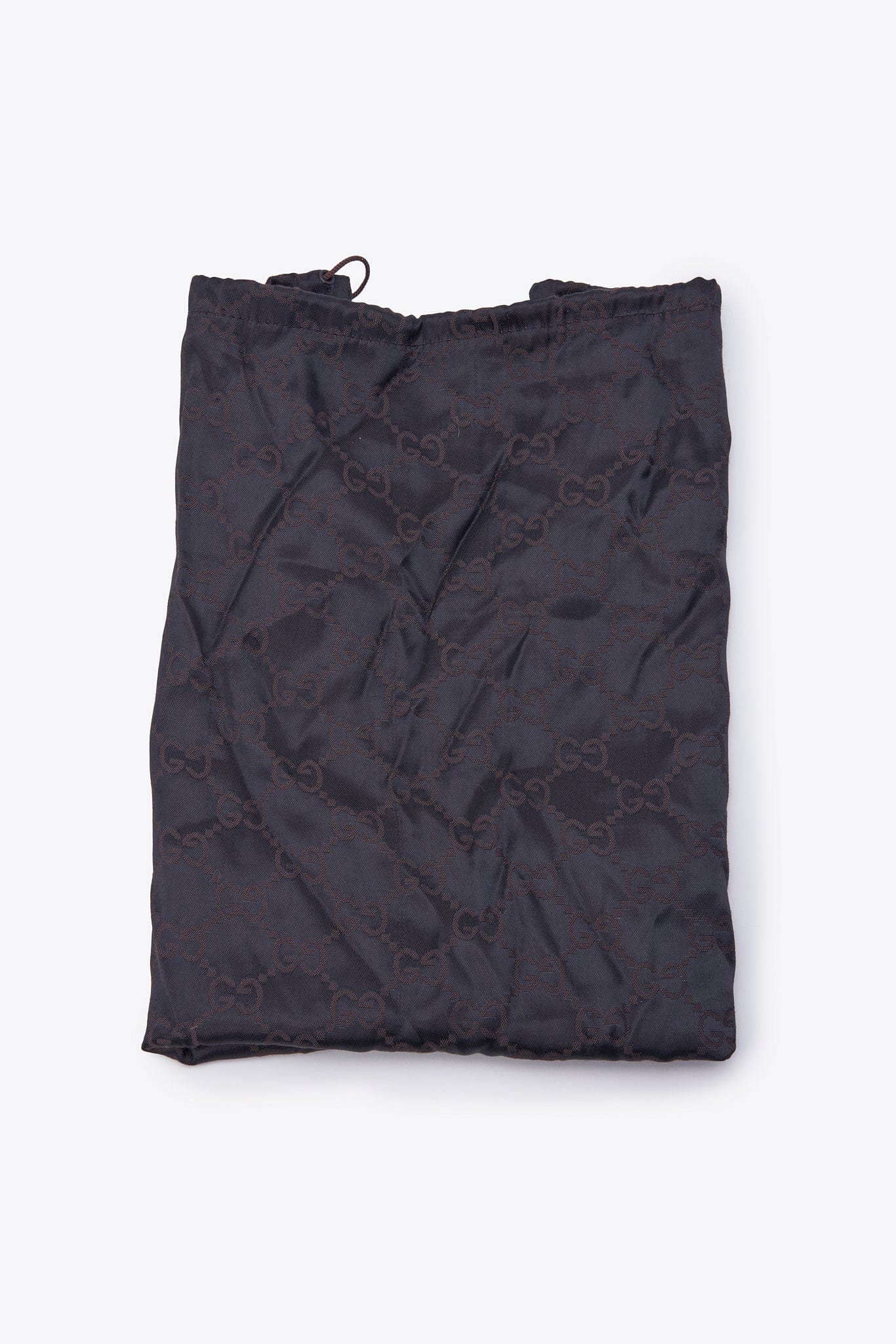 Vintage Black Canvas GG Gucci Jackie Bag