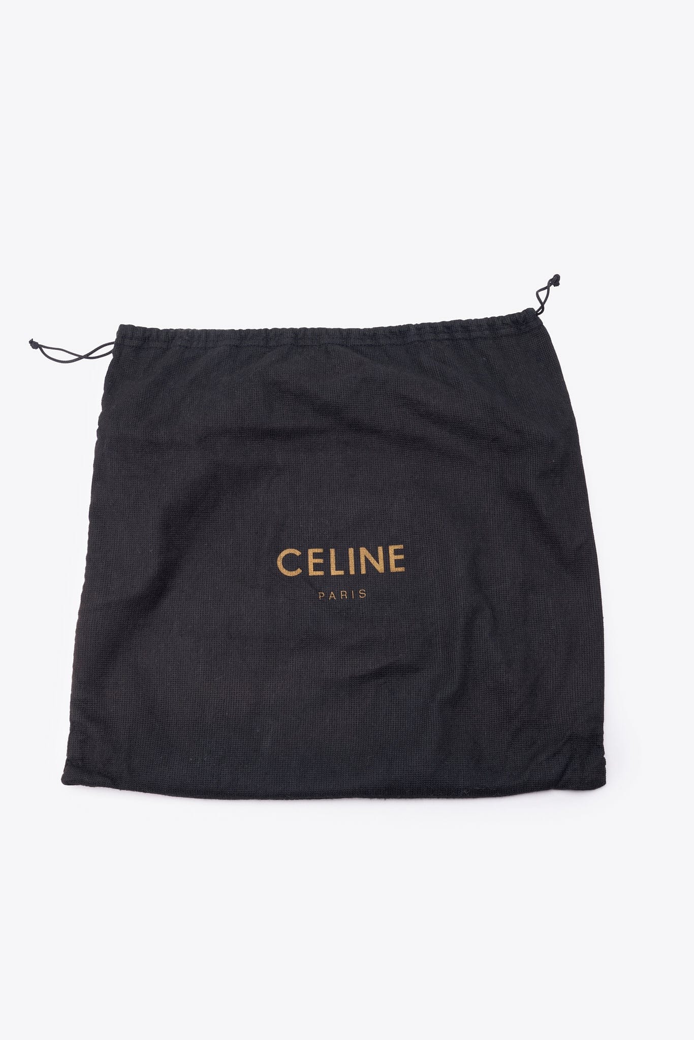 Vintage Celine Cream Leather Shoulder Bag