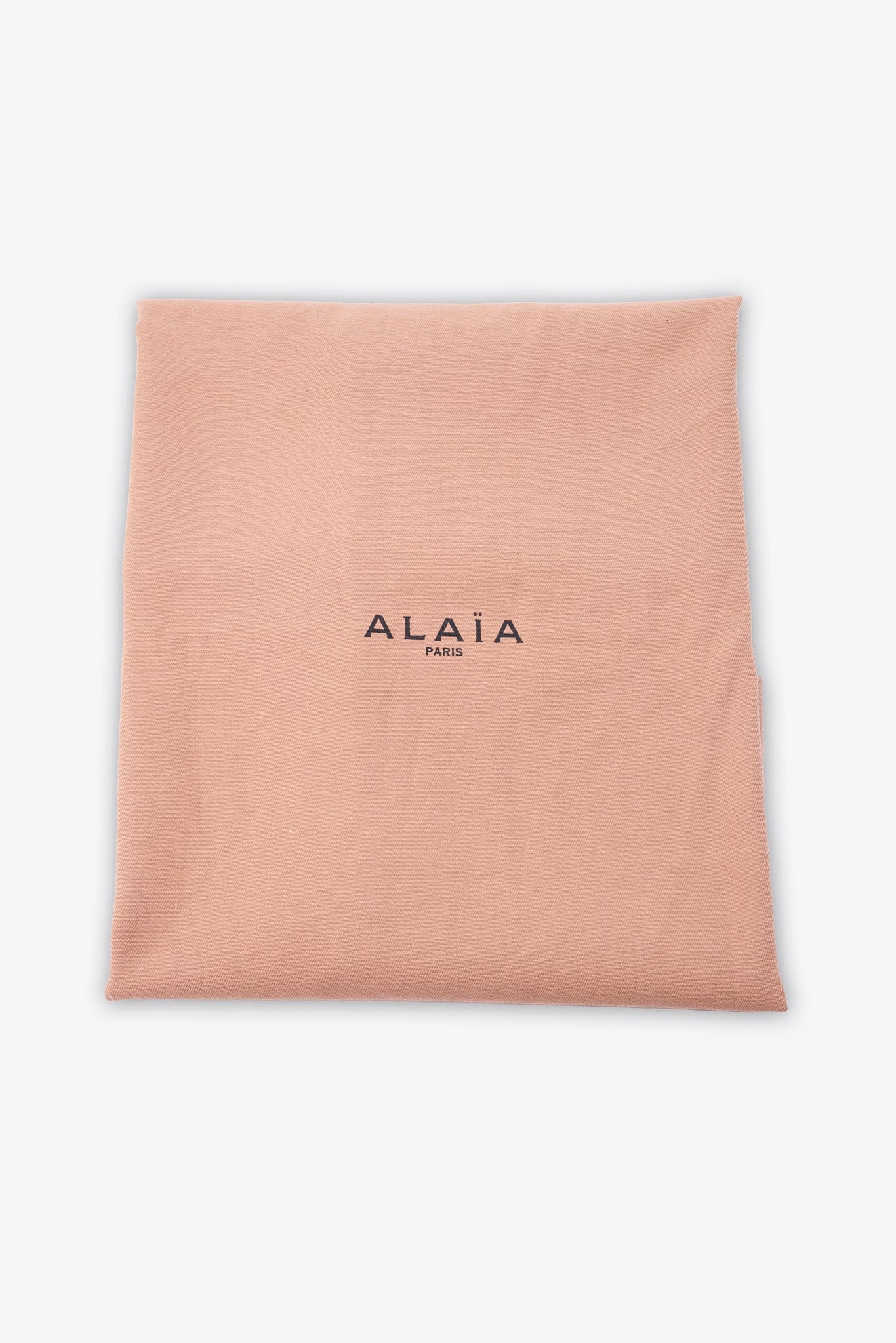 Vintage Alaïa Canvas & Croc-Embossed Leather Hobo Bag