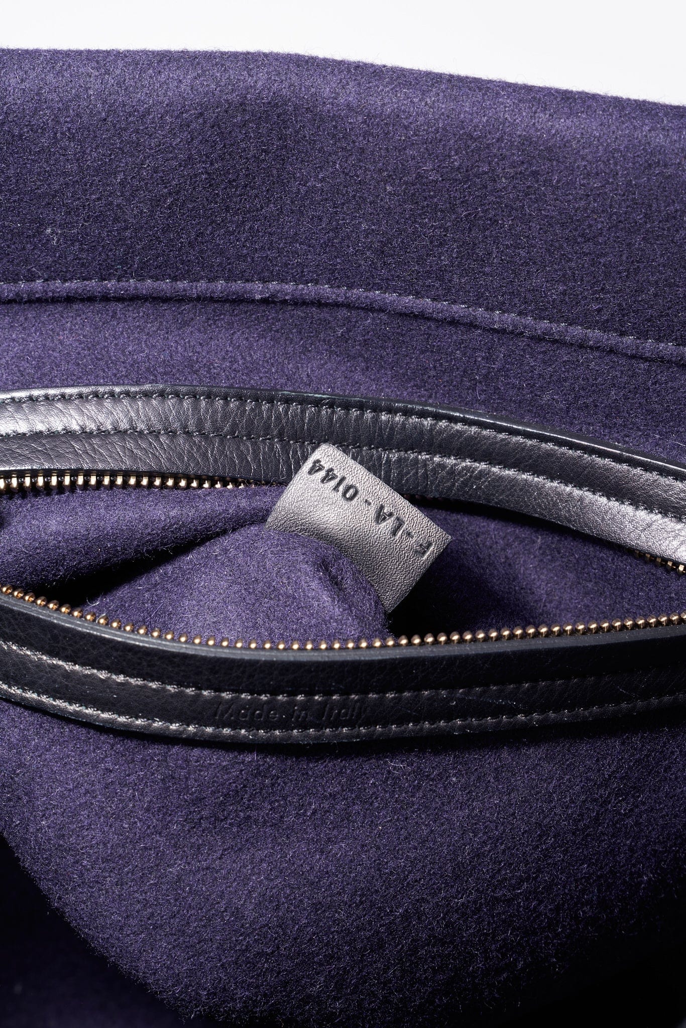 Céline Felt and Leather Phantom Luggage Tote in Deep Navy