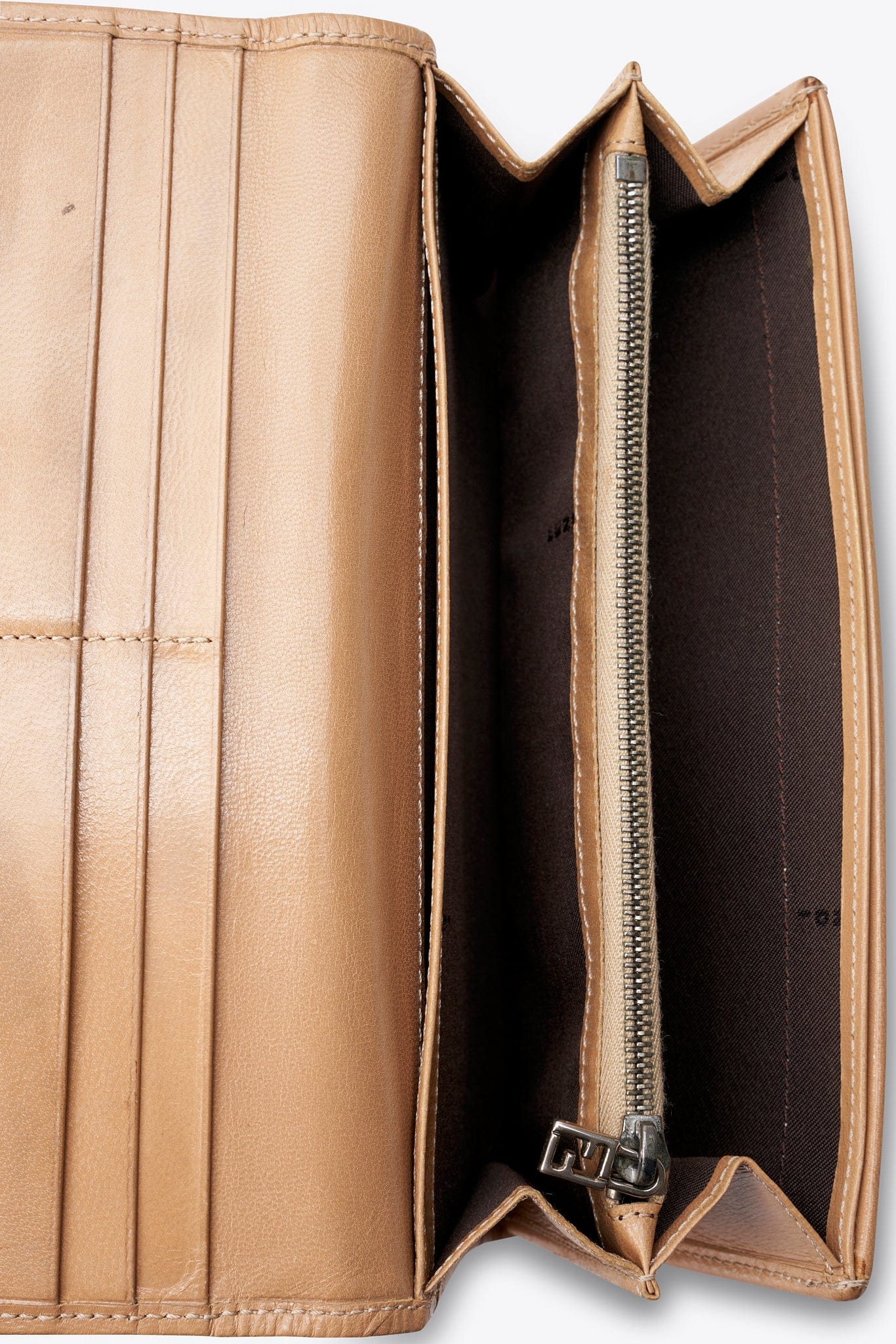 Fendi Vintage Calf Hair Tiger Pattern Wallet