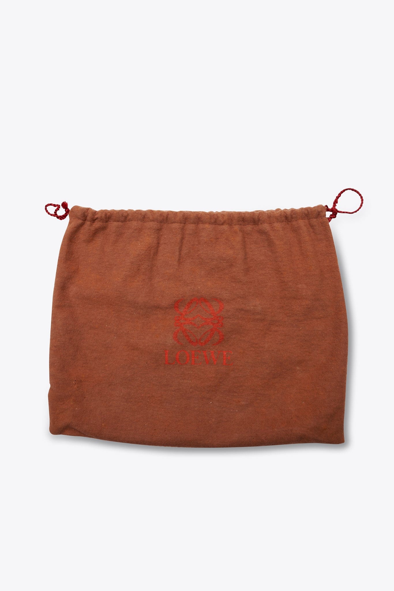 Loewe Vintage Taupe Silk Tassel Evening Bag