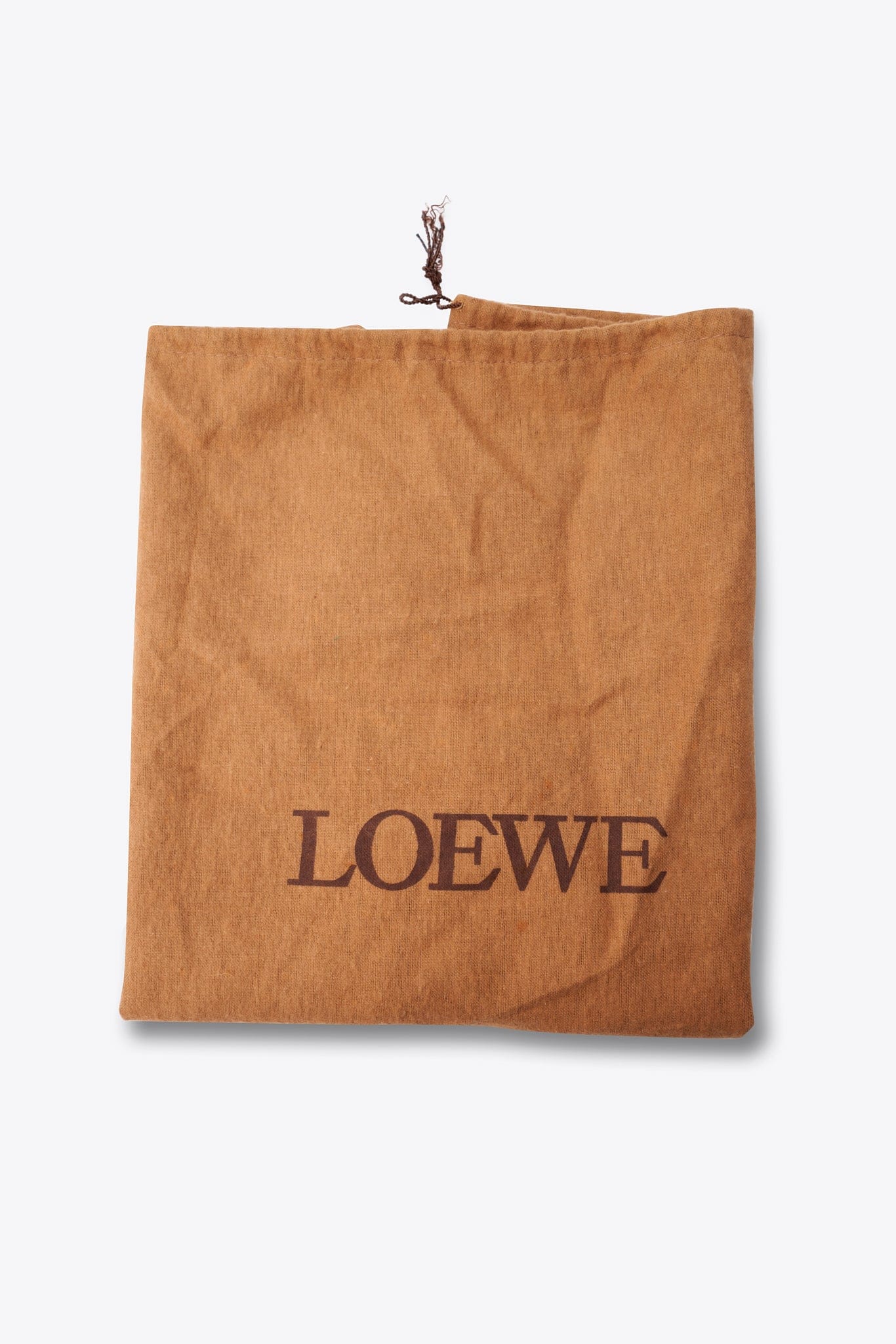 Loewe Vintage Black Leather Clutch Bag With Original Dust Bag