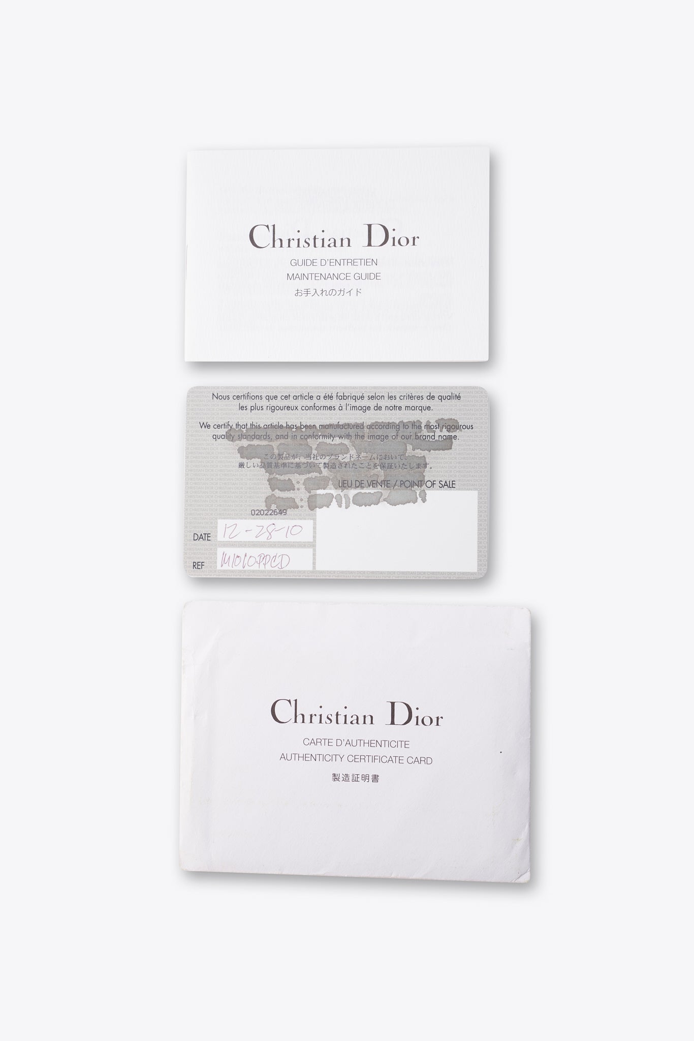 Vintage Christian Dior Quilted Tote Bag