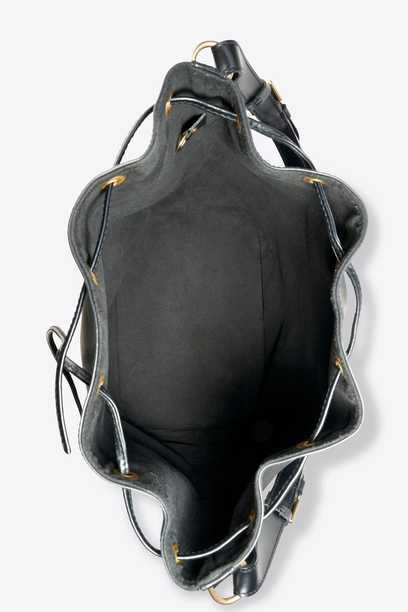 Louis Vuitton Noé Epi Leather Bucket Bag Black