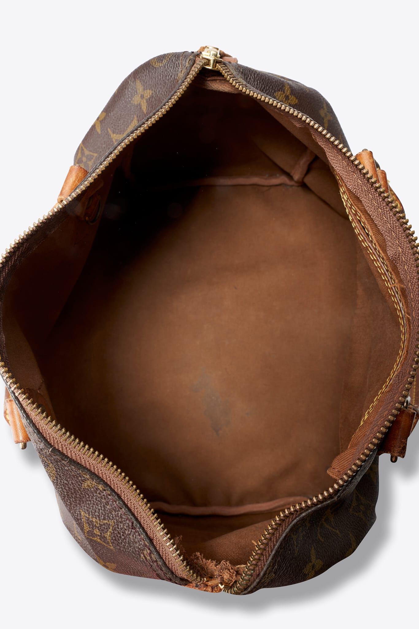 Louis Vuitton 30 Speedy Bag In Brown Monogram Coated Canvas