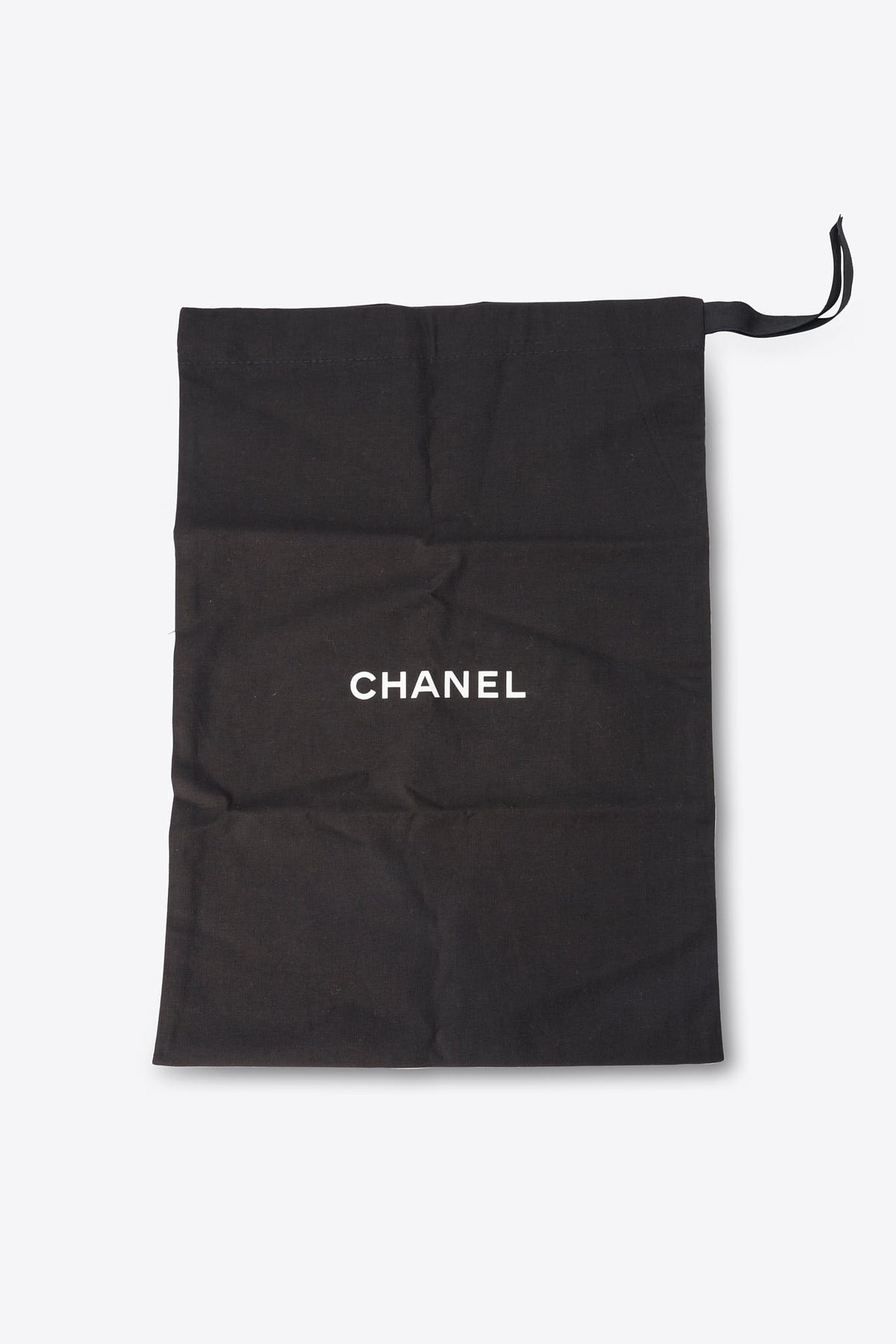 Vintage Chanel Navy Silk Sequin Double Flap Bag