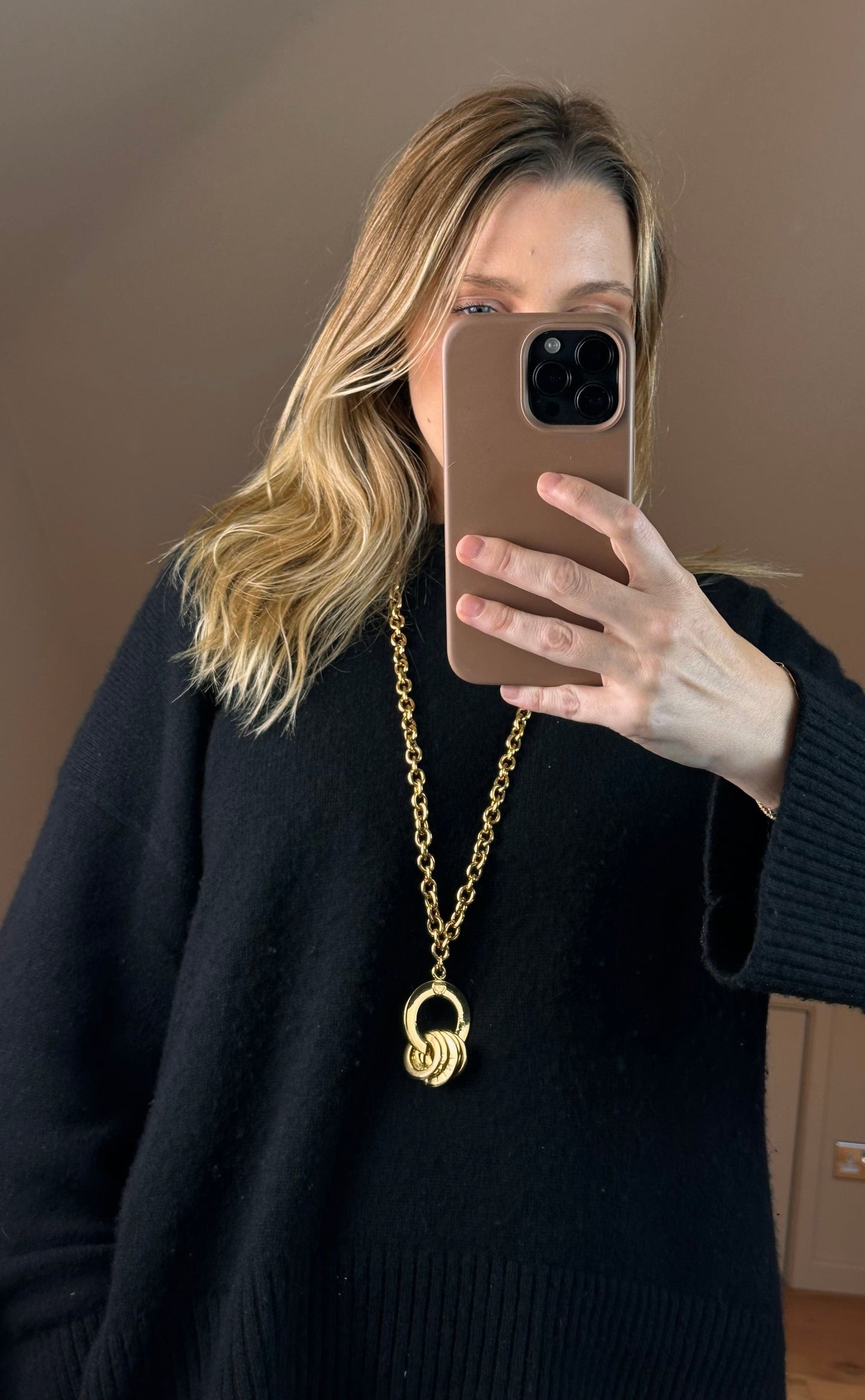 Vintage Celine Gold-Tone Link Necklace