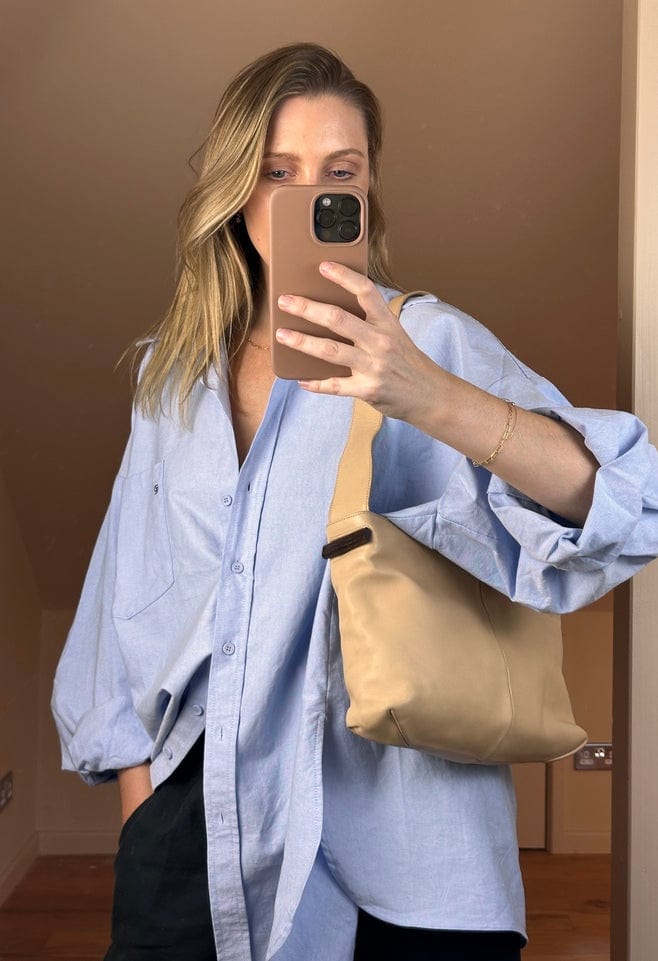 Vintage Loewe Shoulder Bag - Cream