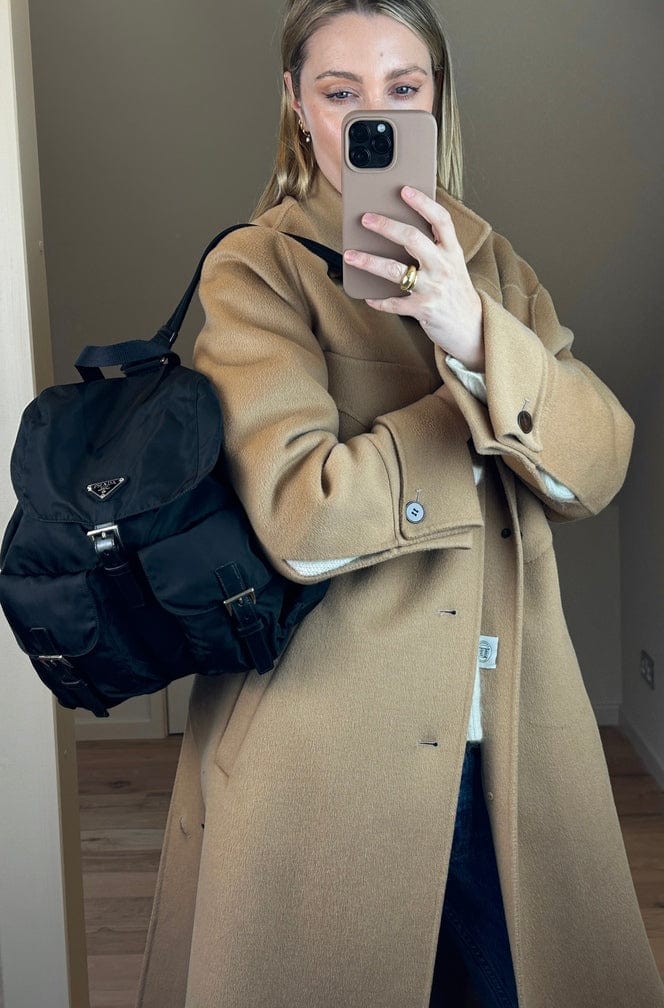 Prada Nylon Backpack - Black