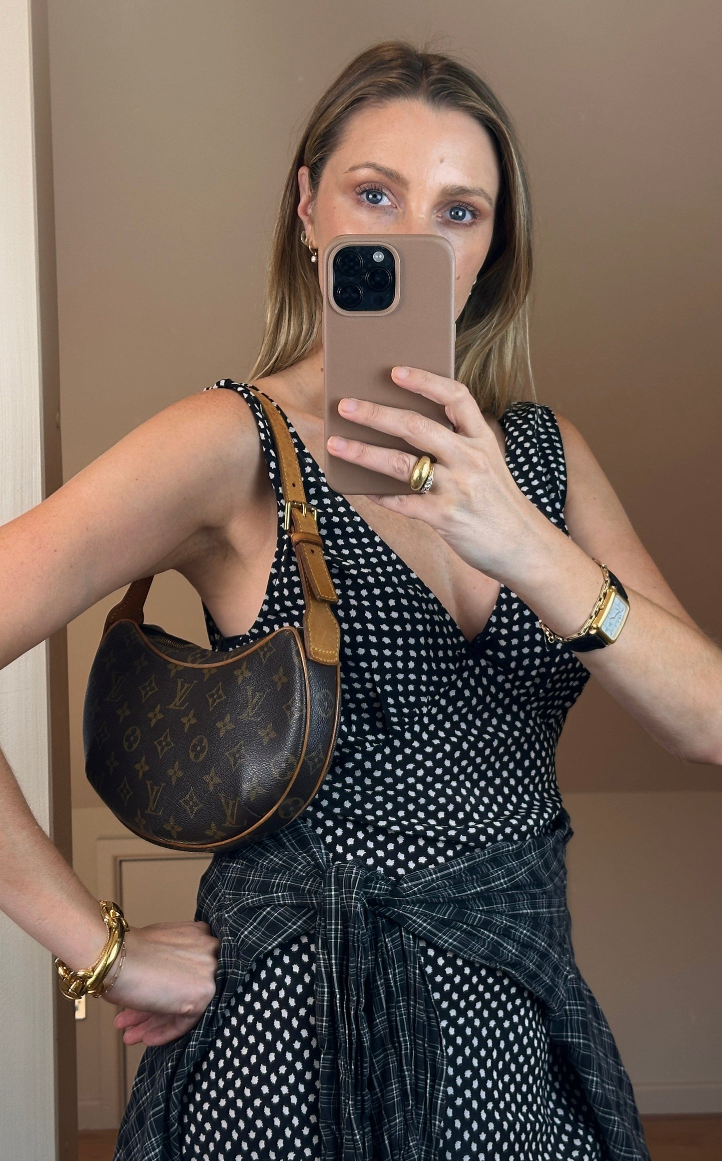 Louis Vuitton PM Croissant Shoulder Bag