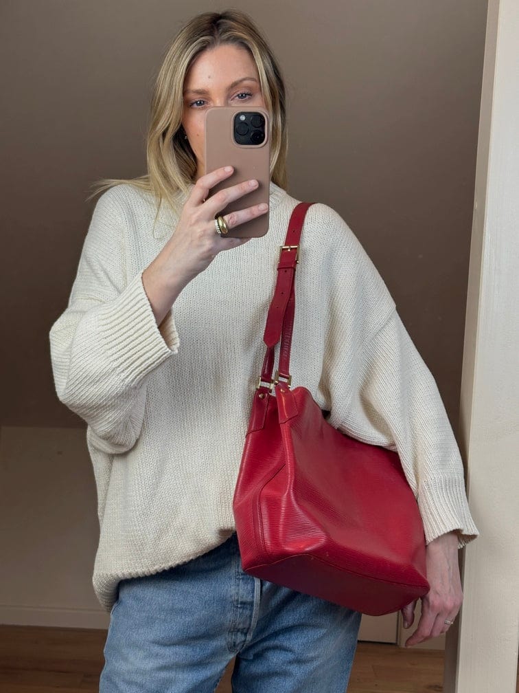 Louis Vuitton Mandala Bag in Red Epi Leather