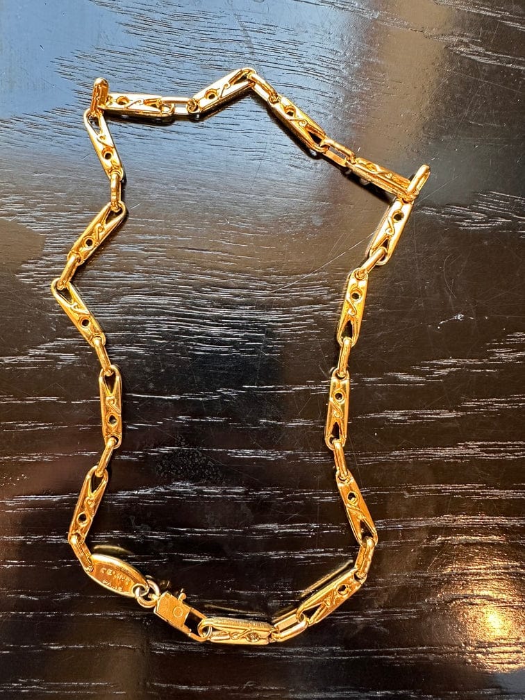 Vintage Celine Gold-Tone Link Necklace
