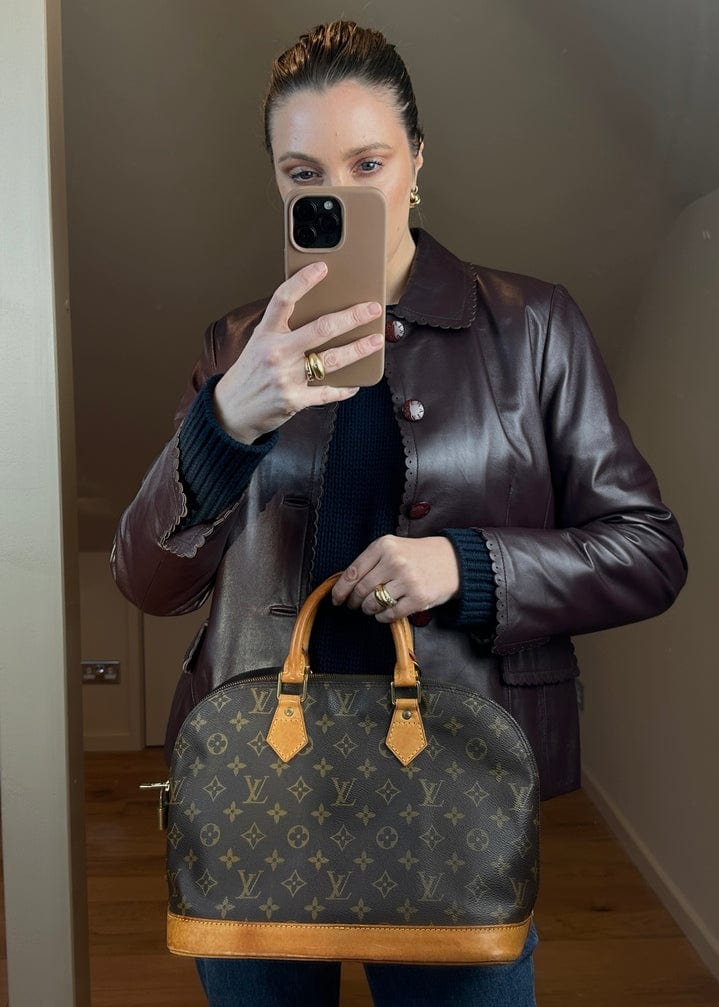 Louis Vuitton Alma Monogram Canvas Brown Bag