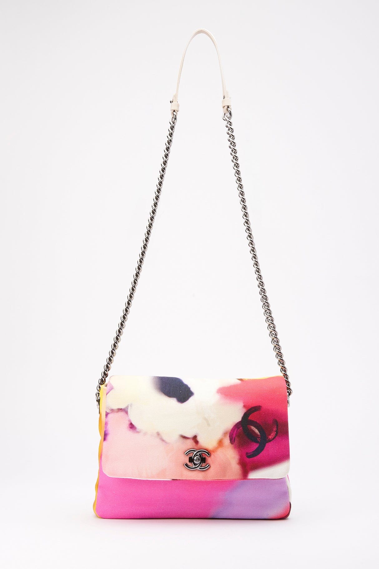 2015 Chanel Floral Watercolour Flap Bag - Never Worn