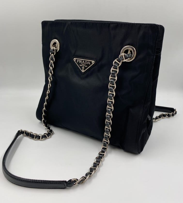 Prada Bag Authentic Vintage Prada Tote Bag Black Nylon 