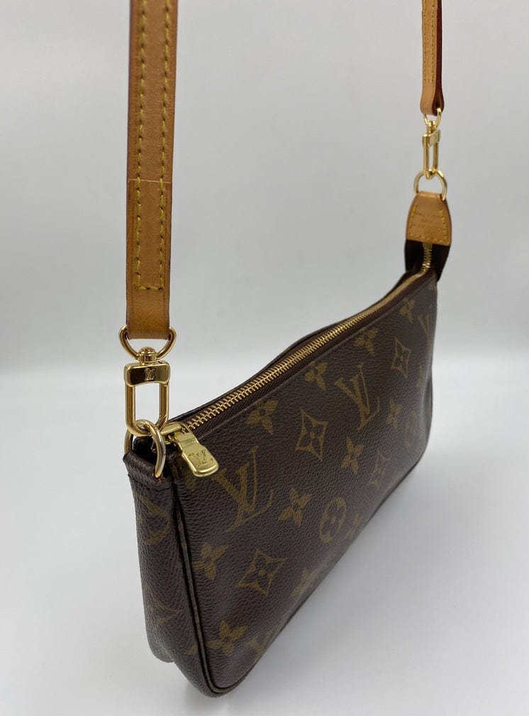 lv felicie straps for bags crossbody dark brown