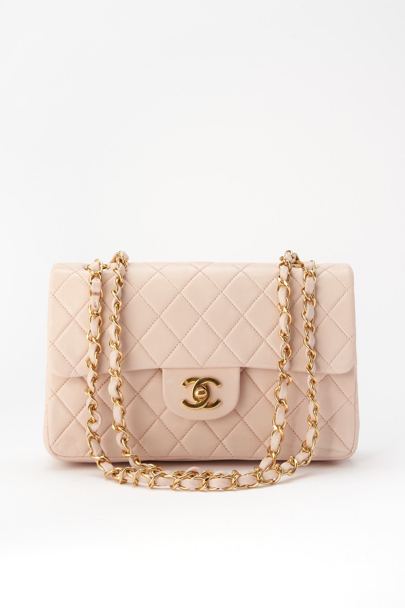 Chanel CC Large Gusset Flap Wallet Pink Caviar Light Gold Hardware