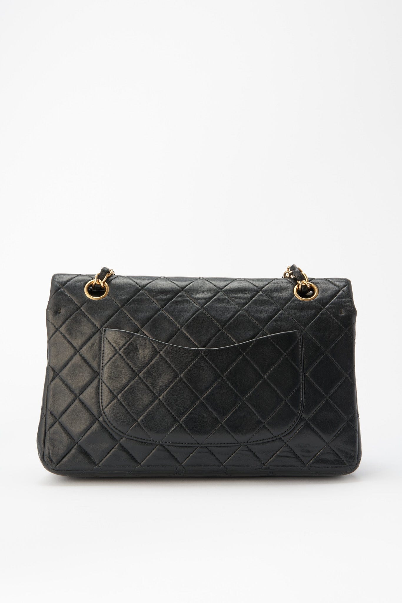 Black Jumbo Chanel Bag, Vintage Chanel Bag, Black Designer Bag