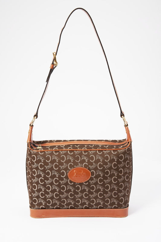 Vintage Celine Canvas Bag - Brown