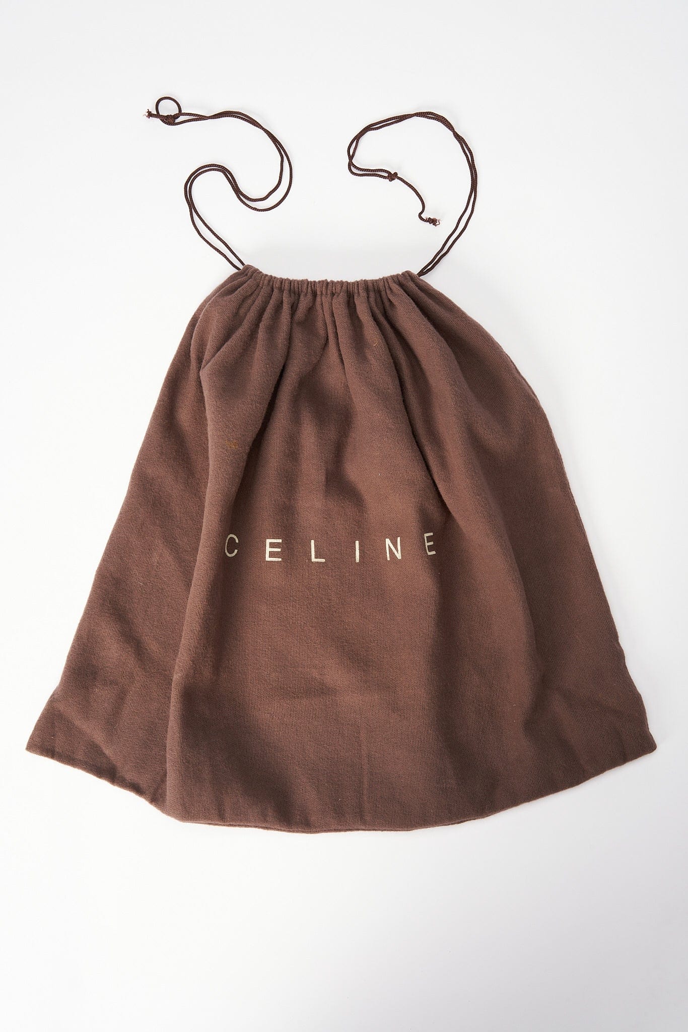 Vintage Celine Brown Suede Shoulder Bag