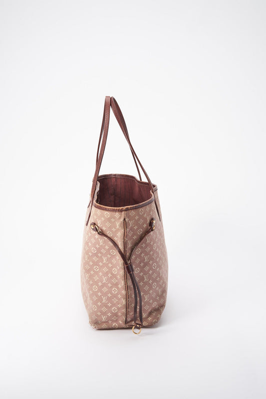 LOUIS VUITTON Vintage Idylle Fantasie Sepia Tote Handbag & Pouchette-  NavyBlue
