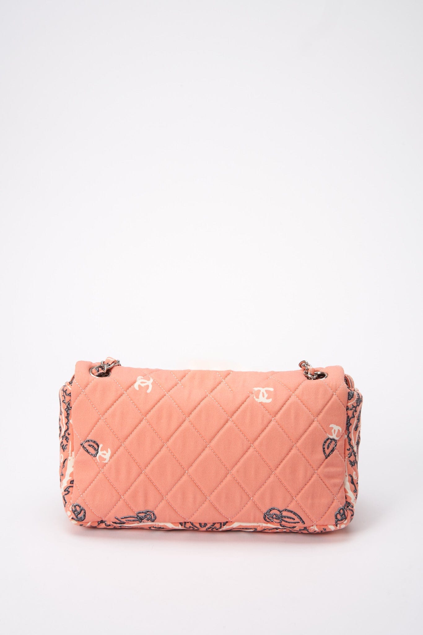 Chanel Bandana Paisley Print Cotton Flap Bag