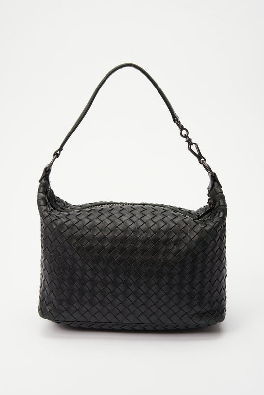 Bottega Veneta Vintage - Studded Leather Hobo Bag - Black - Leather Handbag  - Luxury High Quality - Avvenice