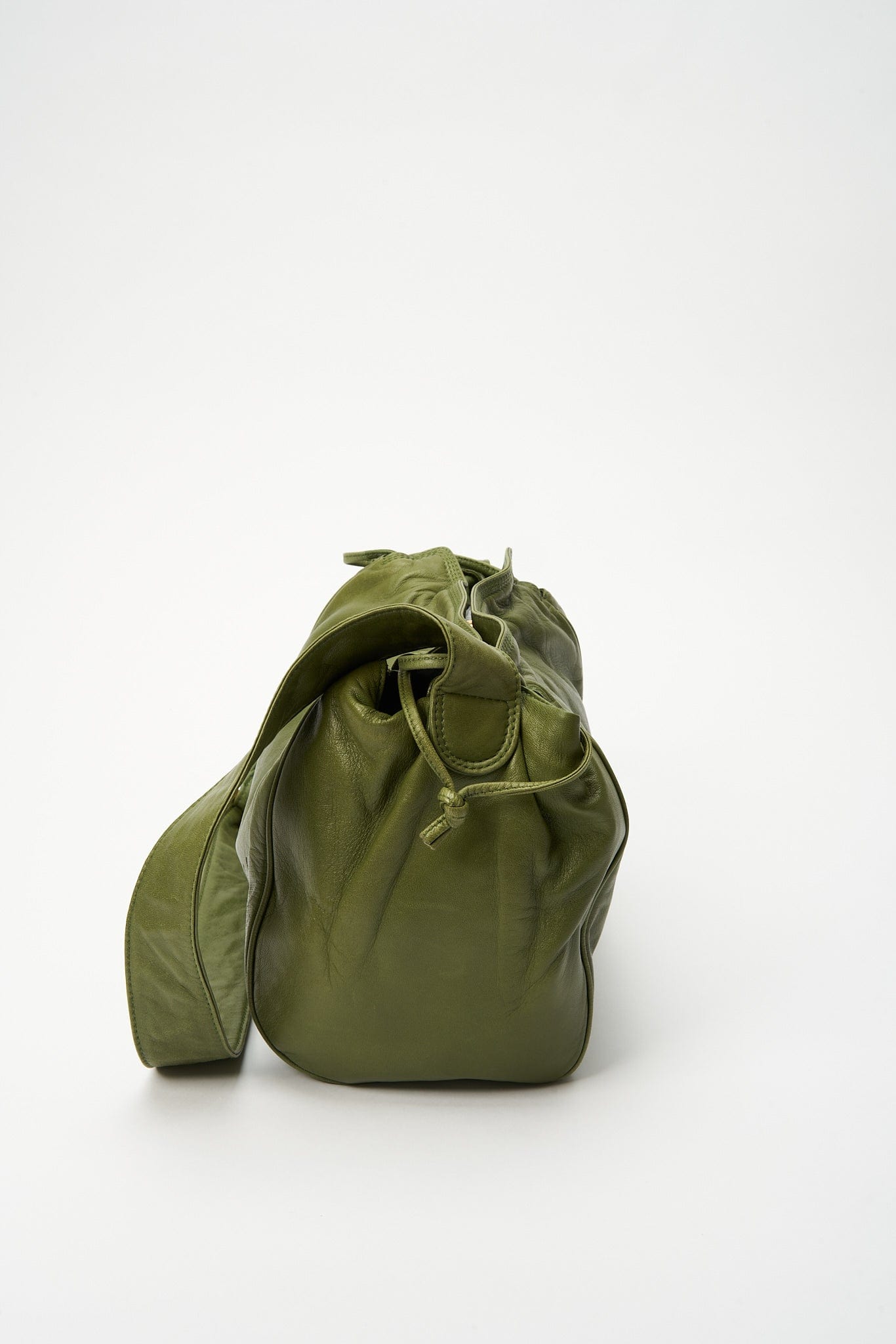 Vintage Loewe Green Crossbody Bag