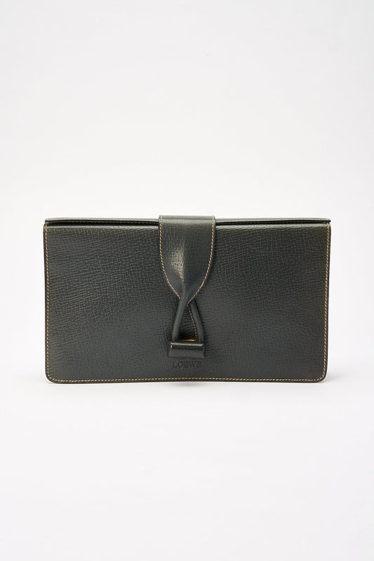 Vintage Loewe Leather Clutch Bag