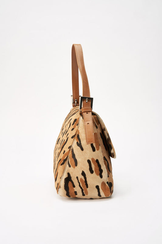Vintage Fendi Zucca Shoulder Bag - Brown – The Hosta