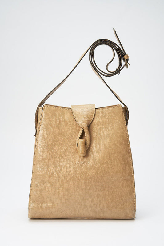 Vintage Loewe Textured Leather Toe Bag