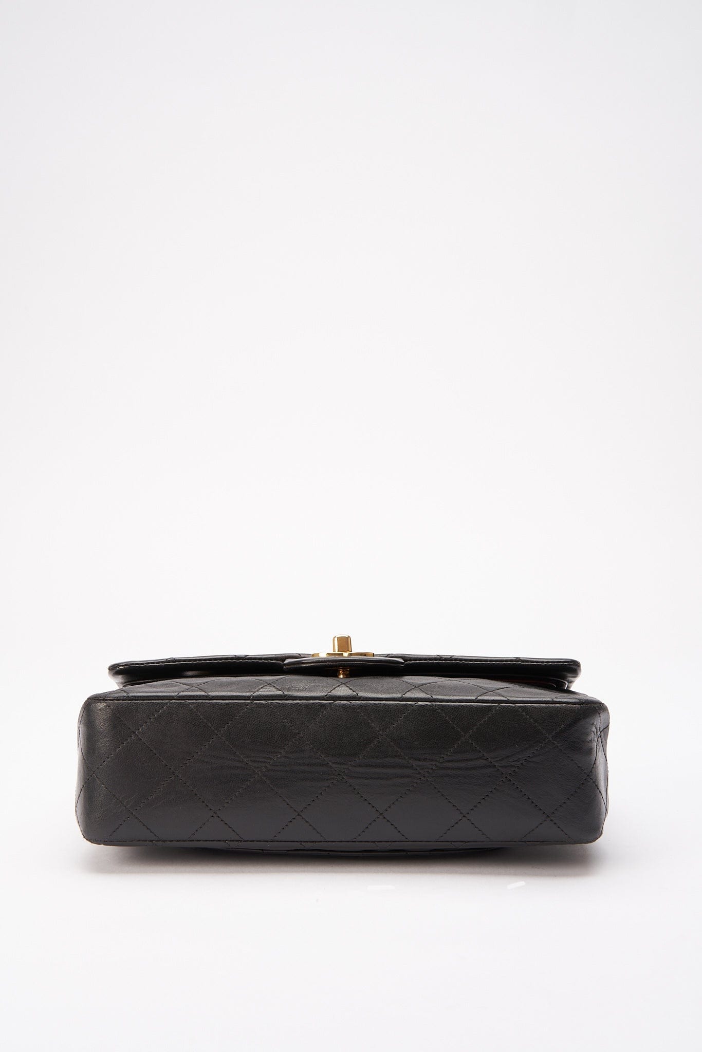 Chanel Classic Double Flap Bag Small Black Lambskin Leather