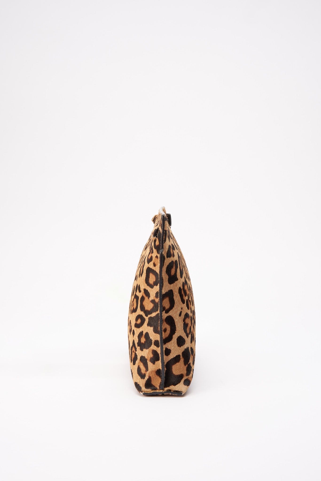 Vintage Loewe Leopard Calf Hair Clutch Bag