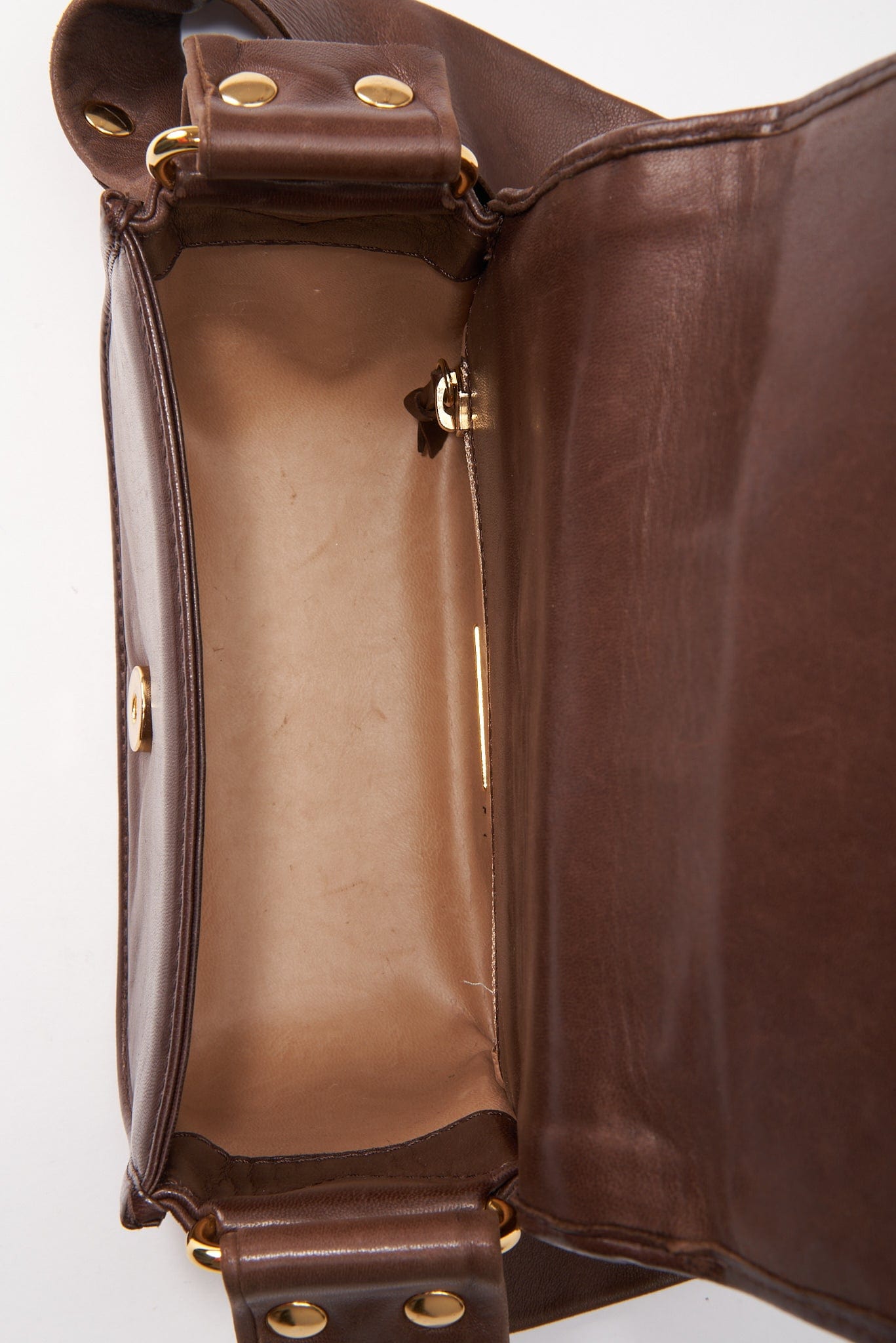 Bottega Veneta Intrecciato Leather Crossbody Bag with Studded Strap