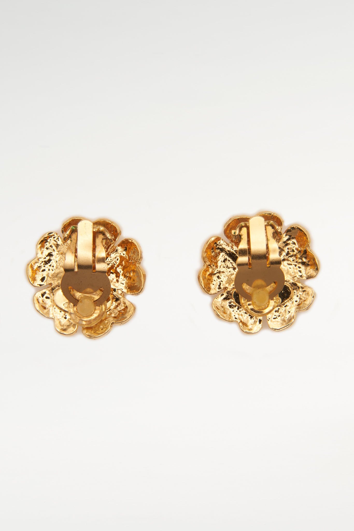 Vintage Chanel Flower Earrings