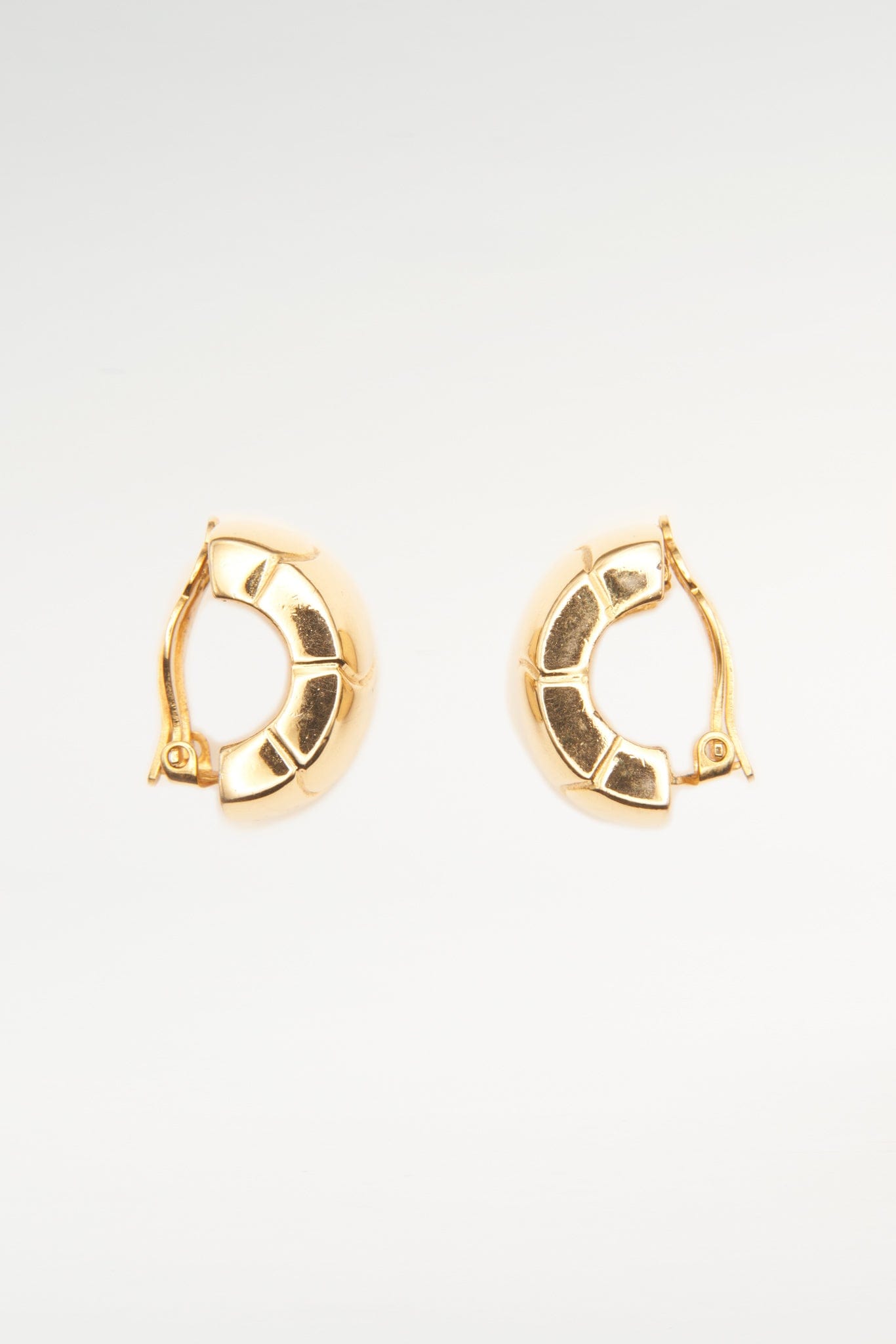 Vintage Gold Givenchy Hoop Earrings