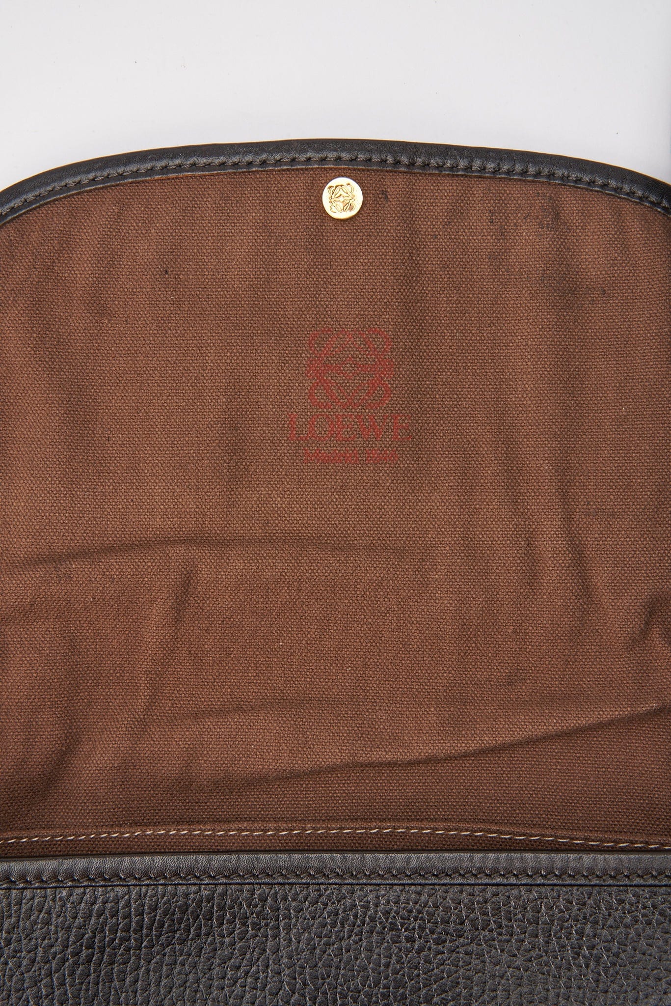 Vintage Loewe Black Crossbody Bag