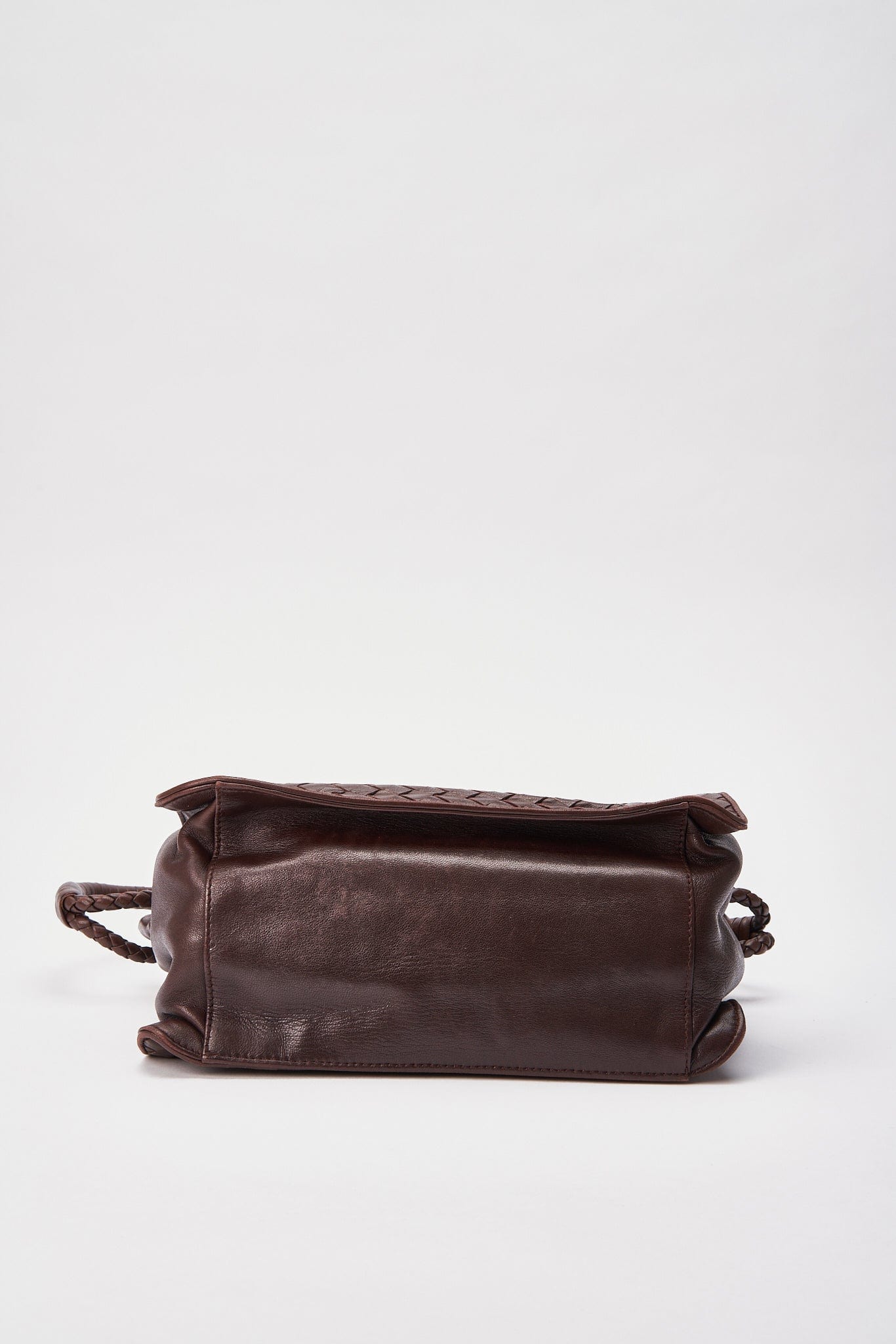 Bottega Veneta Intrecciato Brown Leather Shoulder Bag